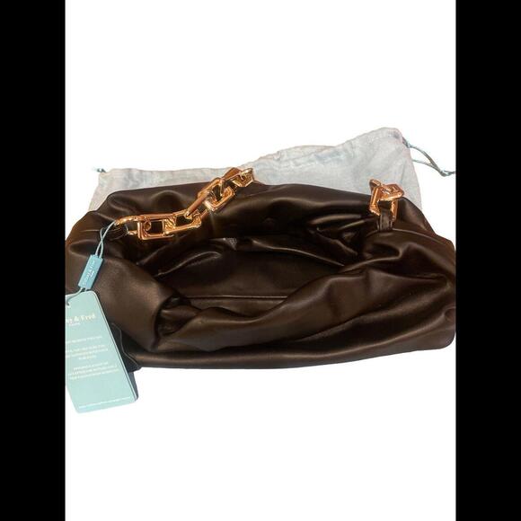 Tiffany & Fred Paris Leather  Pouch Shoulder Bag NWT - Picture 6 of 8